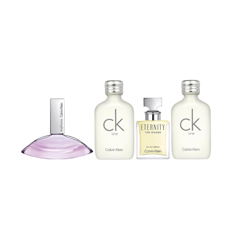 Calvin Klein Sample set of four, multiple series, gift box, fresh, concentrated perfume EDP коричневый