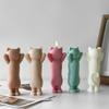 Neuheit Katzenform Silikonform Kerzenherstellungsformen Silikon Handgemachte Zubehör Geeignet für Einzigartige Seifenherstellung