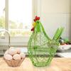 Iron Wire Easter Eggs Storage Containers Farmhouse Style Egg Holder Hen Shape Egg Baskets  Fruit