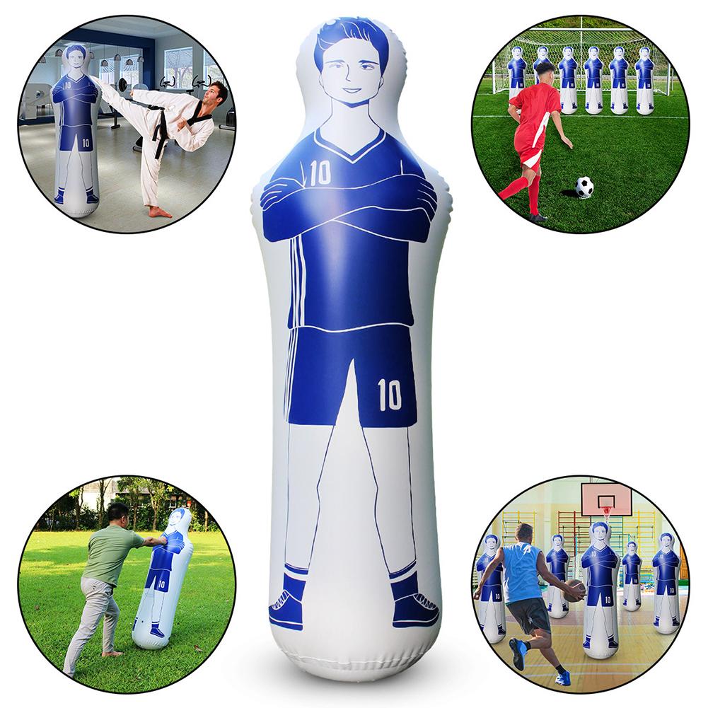Air Mannequins Free Kick Defender Inflatable Punching Bag Football Practice Tumbler for Home Exercise for Children Adults