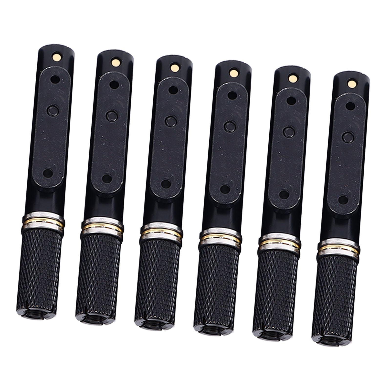 

Headless Electric Guitar Bridge Split Headless Electric Guitar String Bridge for Practice Performance Black