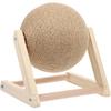 balacoo Cat Scratching Ball: Sisal Scratcher Toy, Interactive Grinding Claw Ball, Rotatable Exercise Wheel to Toy for Small Cats