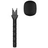 Professional Wireless Microphone Stick Handheld Microphone Ergonomic Grip with Windscreen Foam For Live Streaming