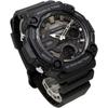 Casio World Time Telememo Analog Digital Quartz Watch AEQ-120W-1BV Men's Black Reverse LCD Overseas Model