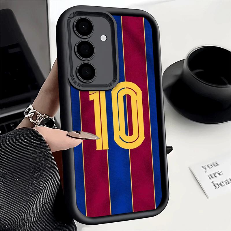 Phone Case for Samsung Galaxy A17 A16 A15 A14 A13 FootBall Number 7 10 19 A56 A36 A26 A55 A35 A25 A54 A34 A24 A53 A33 A23 A07 A0