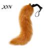 Animation Lovers Gift Plush Fox Cosplay Mask, Fluffy Tail, Costumes Props, Fuzzy Comic Exhibition Performance Props Mask for Costume Party Anime