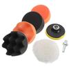 7ks 3" 80mm lešticí podložka na auta Sada koleček + adaptér vrtáku pro nárazník do auta