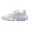 Li-Ning Non-Slip Shock Absorbing Low-Top Running Shoes Women Sneakers White Orange ARHR140-3