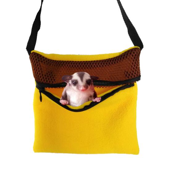 Tragbare Atmungsaktive Hamster Igel Tasche Tragebox Haustiere Outdoor Reisebeutel
