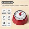 Visual Timer Mechanical Countdown Timer Magnetic Backing Cooking Timer Clock  For Baking Cooking