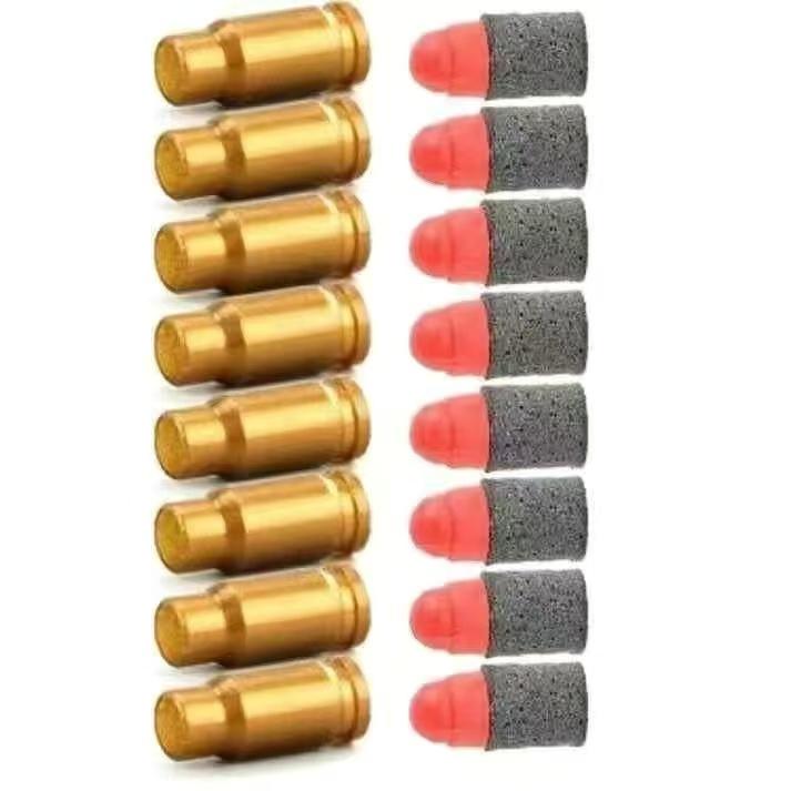 80 Balas Blandas Y 24 Conchas Para Pistolas De Juguete Glock, Pistola Desert Eagle Colt 1911, Munición De Balas De Espuma