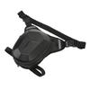 Motorcycle Drop Leg Bag with Reflective Strip Water Resistant Waist Pack for Outdoor Hiking Traveling Fishing Carbon Fiber Style