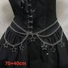Punk Goth Women Waist Chain Y2K JK Accessory Trendy Waist Belt