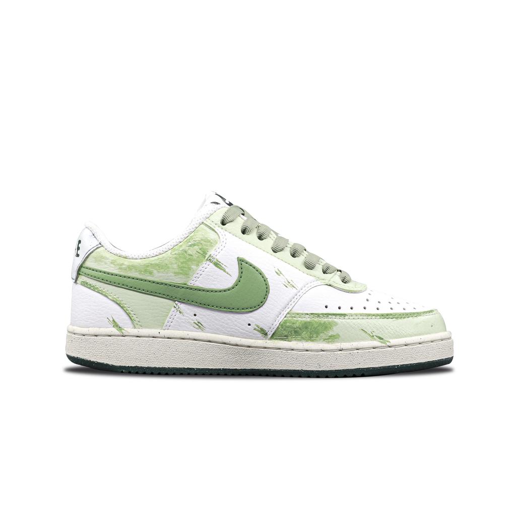 Nike Court Vision Low Top Skateboard Shoes Unisex Green FV9952-101(Team425-)