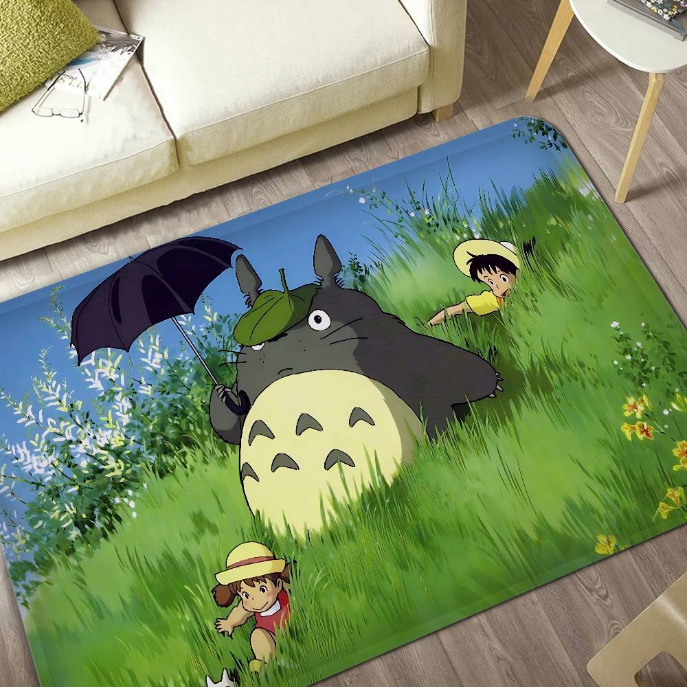 Cartoon T-Totoro Entrance Door Mat Nordic Style Bedroom Living Room Doormat Home Balcony Anti-Slip Modern Home Decor