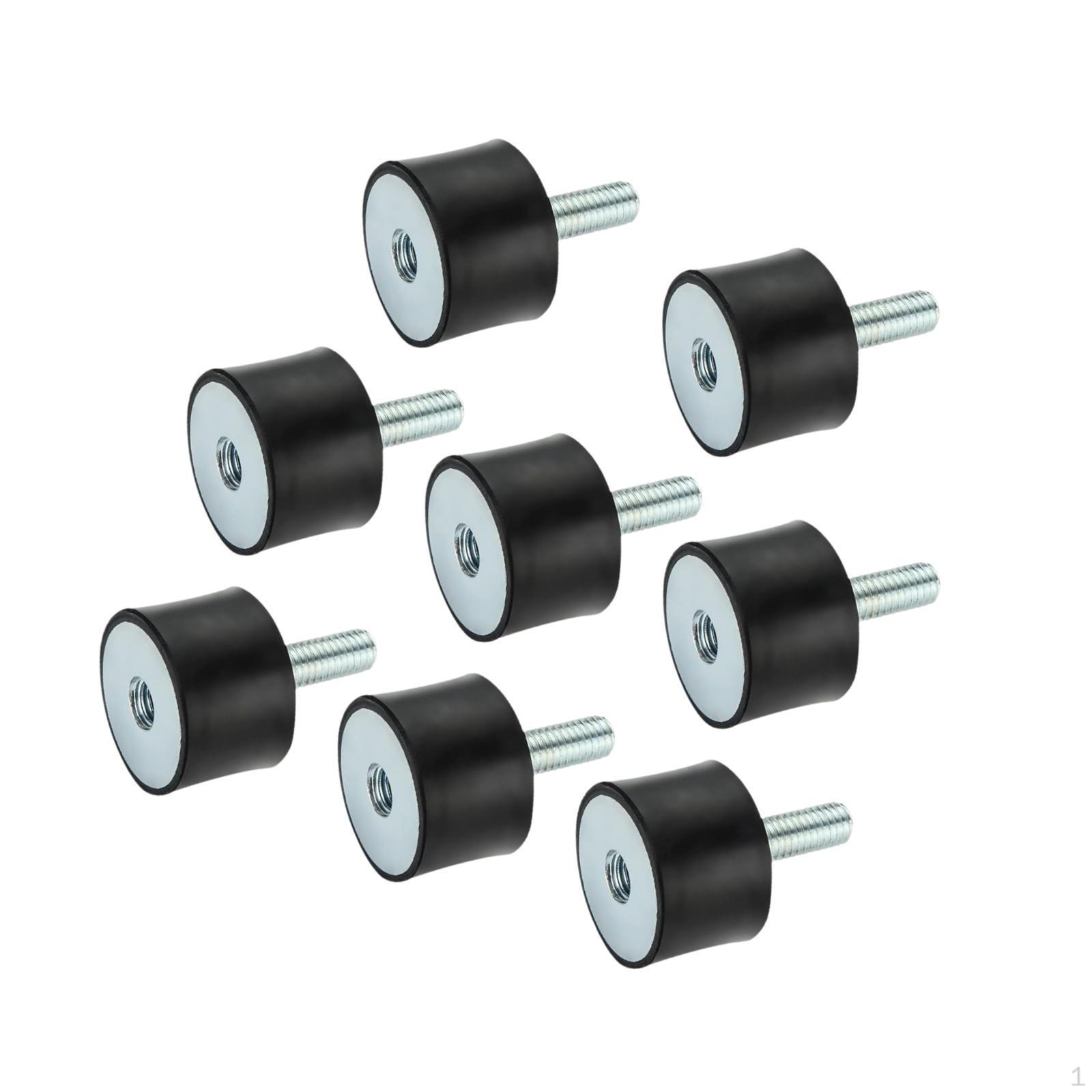 

8 шт. резиновые опоры амортизатора M8 антивибрационный изолятор для автомобильного воздуха Single Head