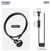 TO SKY Bicycle Key End Cap Wire Lock Bar End Cap 2in1 Aluminum Alloy Lightweight Compact Multifunctional Easy To Carry Length 60cm Road Bike Mountain