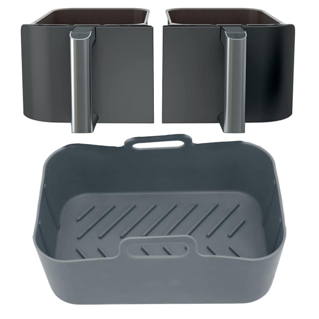 Fryer Silicone Pot Non Stick Reusable Liner Basket Replacement for   DZ201 Foodi 8QT
