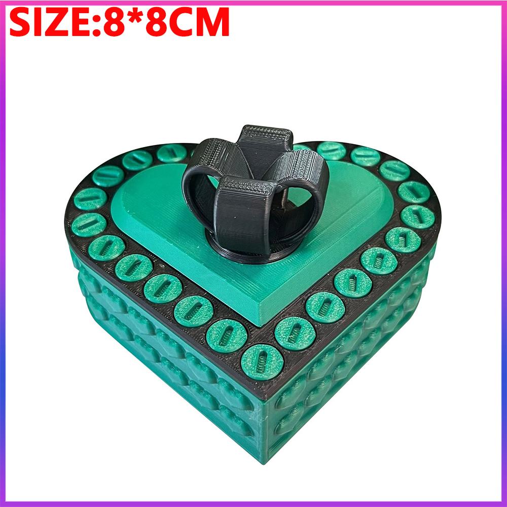 

New 3D Printed Gift Box Love Annoying Gift Box With Screws Funny Prank Screw Box Colorful Exquisite Sundries Storage Container Other