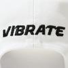 VIBRATE V Logo Ball Cap (White)