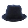 Used STETSON Hat Folded Cashmere Blend Wool 58 Navy /FF ECG003