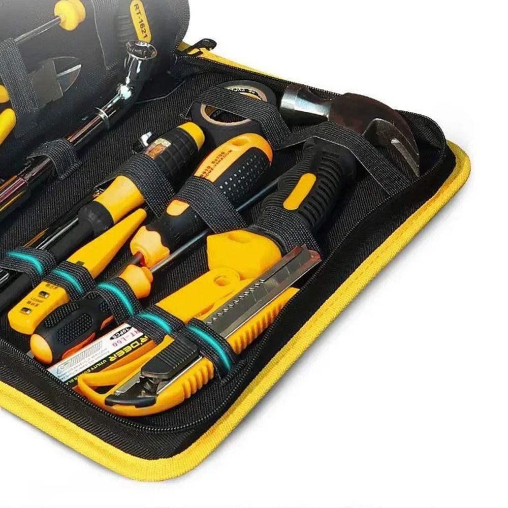 Multifunction Repair Tool Bag Oxford Cloth Tool Carry Case  Tool Organization