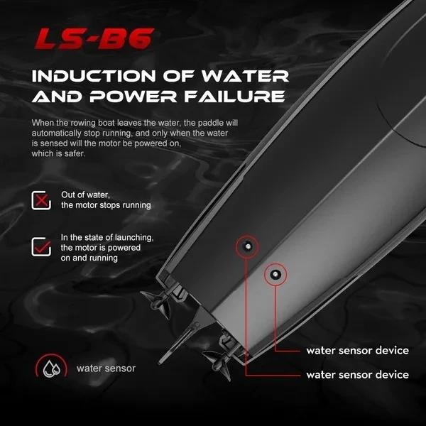 2.4G High-speed Remote Control Boat Children's Boat Racing Toys Waterproof Rechargeable Boat