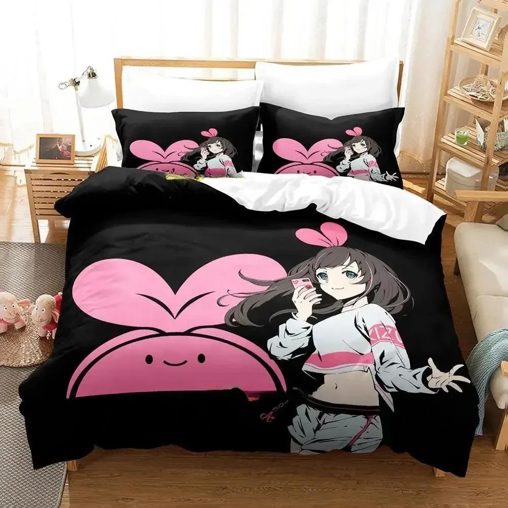 Cytus II Zestaw pościeli Pojedynczy Bliźniak Pełny Queen King Size Zestaw do łóżka Sypialnia dla dorosłych Dzieci Zestawy poszewek na kołdrę Druk 3D Anime Zestaw prześcieradeł