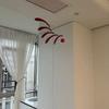 Middle Ancient Rhythm Feather Decompression Air Hanging Decoration Dynamic Balance Pendant Roof Retro Red and Black Feather