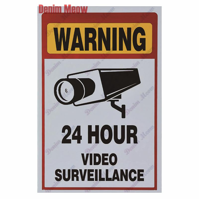 Smile Beware of Dog Tin Sign, Warning Video Poster, No Parking, Wall Art Poster, Pub Public Area Painting, Home Decor, WY104