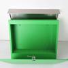 Ihome PM33 PM331 Green Mailbox, Dimensions: 10.5cm Deep, 36.5cm High, 37.5cm Wide, Includes 1 Premium Keychain, 2 Keys, 4 Anchor Plugs, 4 Screws, and