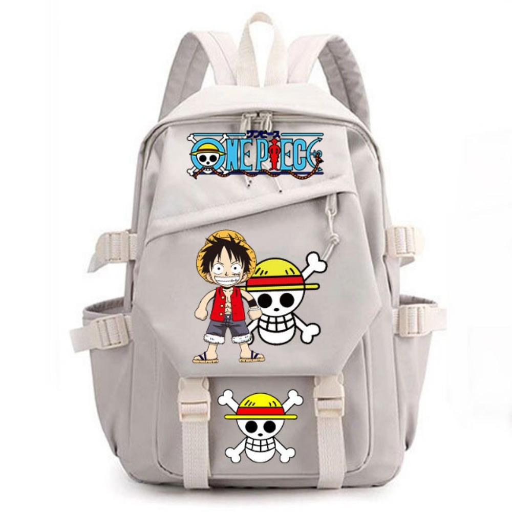 Anime ONE PIECE Schoolbag Children's Backpack Primary School Bag Male and Female Junior High School Students College Students Campus Backpack
