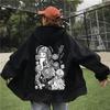 Horror Manga Zip Up Hoodie Junji Ito Women Men Manga Gothic Harajuku Pullover Tops