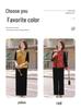 Gold Velvet Spring Suit: Chinese Style Three-Piece Set for Middle-Aged and Elderly Women