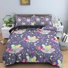 3D Yellow Flower Bedding Set Simple Floral Duvet Cover With 1/2 Pillowcase King Queen Size Quilt Cover Polyester Comfort Cover