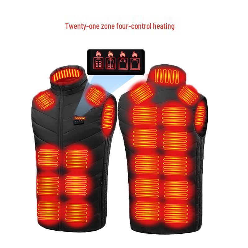 Men's USB Electric Heated Vest for Autumn and Winter