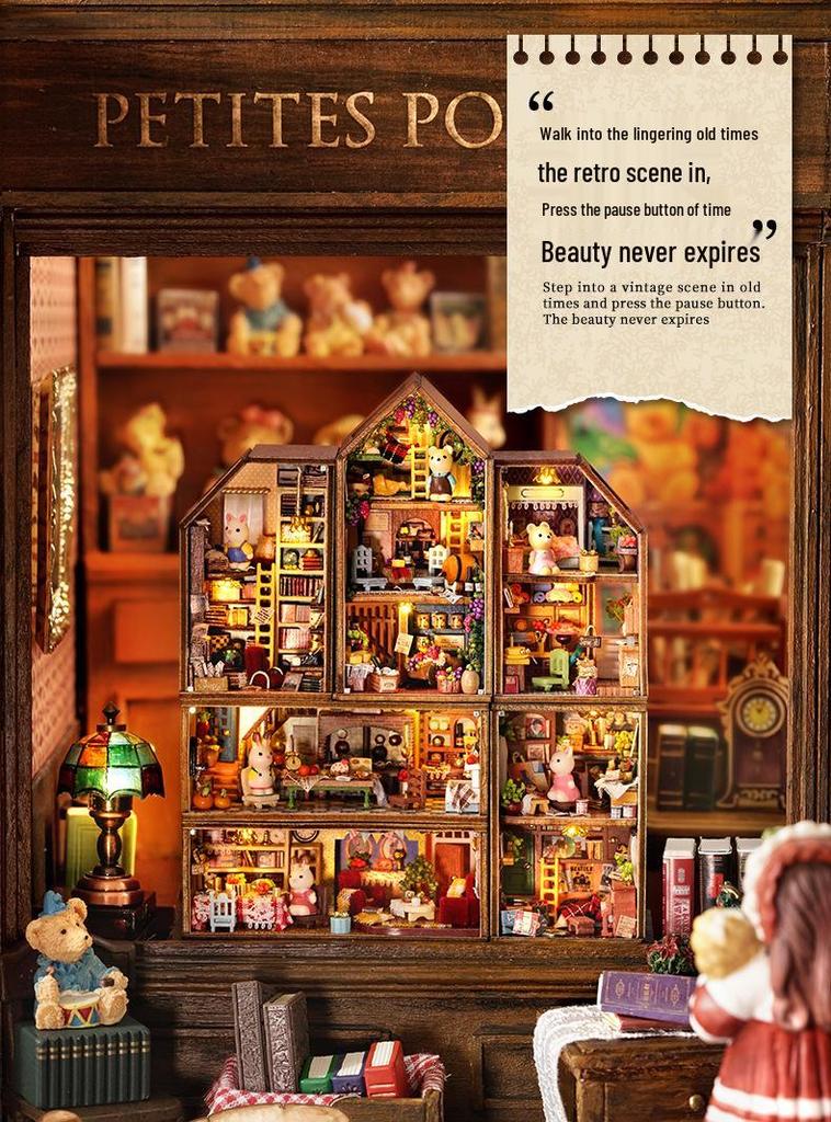 Zhi Qu Wu DIY 3D Miniature Playhouse Decoration Toy