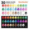 Shuttle Art Gel Pens 30 Colors 0.6mm Fine Tip - Journal, Illustration, Note-Taking (30 Count)