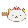 Sanrio Gaopawaru Bangs Clip (Omurice) PVC, Set of Right-Facing and Left-Facing, Ages 3+, Hair Accessory, 316920