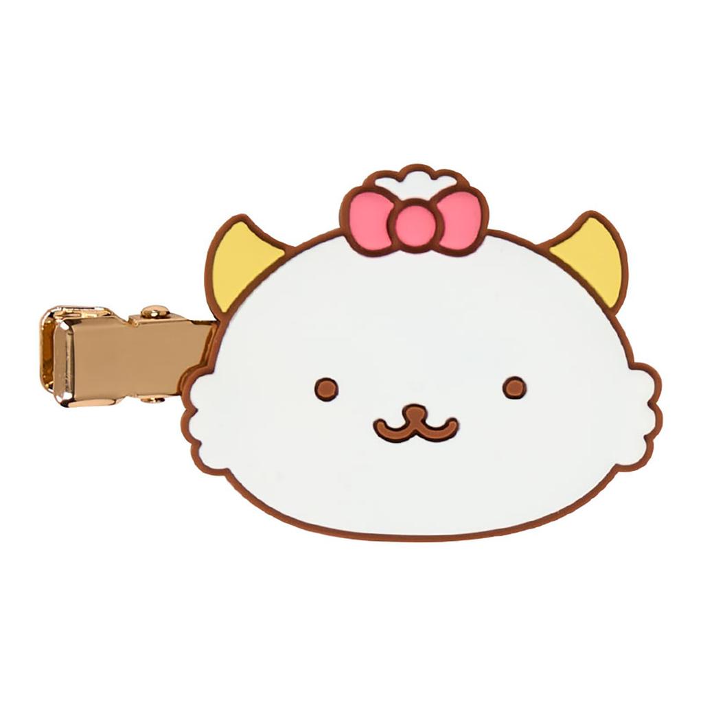 Sanrio Gaopawaru Bangs Clip (Omurice) PVC, Set of Right-Facing and Left-Facing, Ages 3+, Hair Accessory, 316920