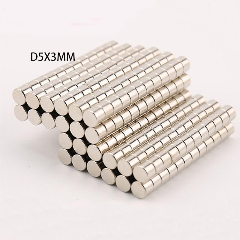 20/100pcs Magnets: 4x3mm & 5x3mm  Disc - High Magnetic Force for Demanding DIY, Robotics, and Prototypes