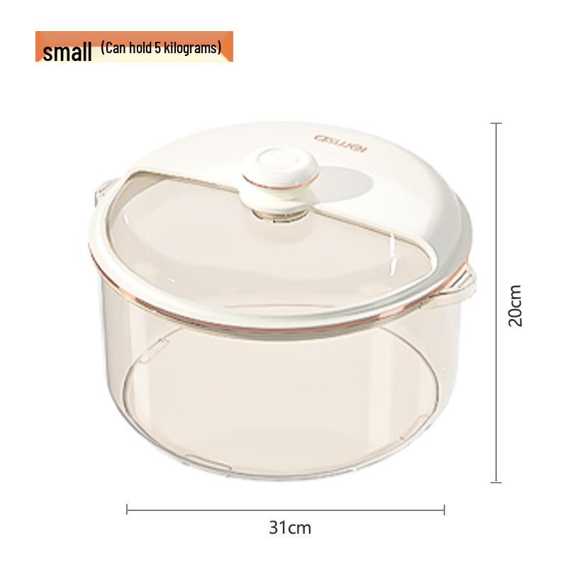 

Контейнер для хранения риса и муки «Легкая роскошь», Защищенный от насекомых, Влагостойкий — Герметичный, Пищевой контейнер