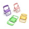 Suporte dobrável para telefone para iPhone 11/12/13 Pro Max Candy Color Chair Stand Mini Desktop Phone Dock Universal Lazy Bracket