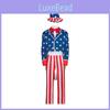 Costume Cosplay Oncle Sam The Purge Anarchy Pour Halloween Et Fêtes Costumées