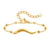Simple Fashion Women'S Jewelry Stainless Steel Pepper Gold Bracelet 2303