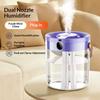 Triple Spray Humidifier Quiet Large Mist Volume Large Capacity For Bedroom Living Room Office Home Safe For Pregnant Women Baby