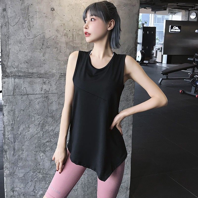 

Экспорт Экспорт Одежда для йоги Женская асимметричная спортивная майка Свободная Облегающая Дышащая Одежда для тренировок Майка для йоги Блузка Black S