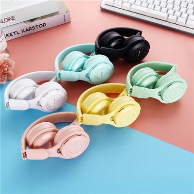 Y08 Macaron Kabellose Bluetooth Stirnband-Kopfhörer mit Mikrofon Stereo Gaming Headset Gamer Girl Geschenk für Handy Tablet