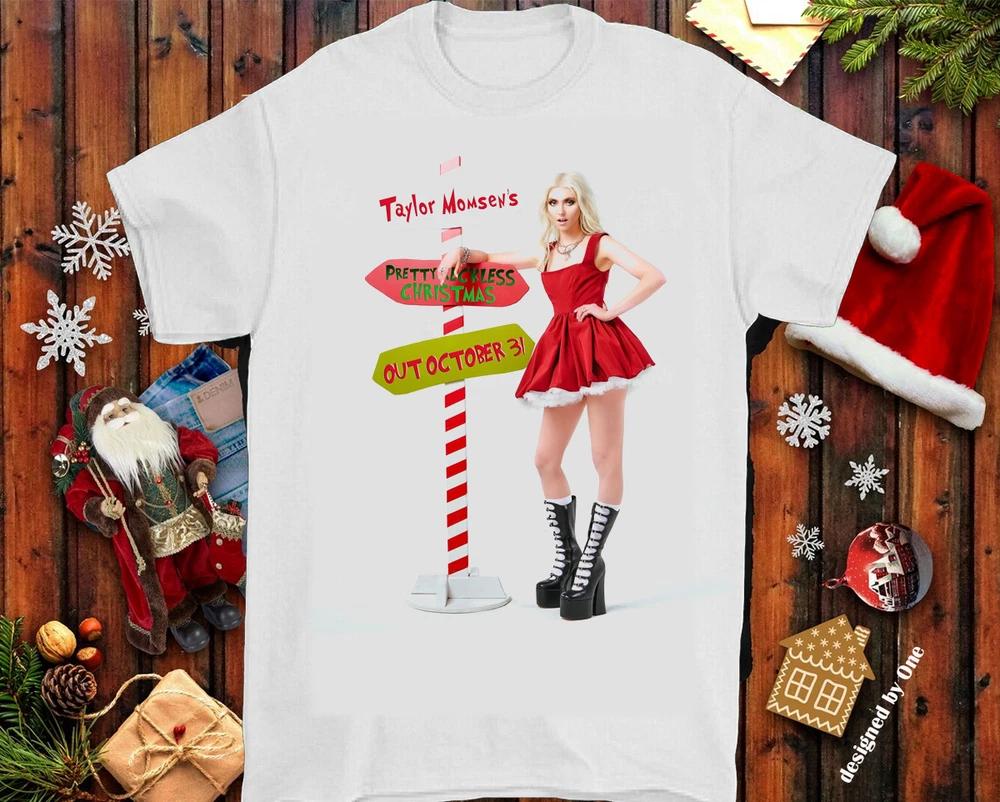 Taylor Momsen White Men Cotton Signature Pretty Reckless T Shirt S-4XL M