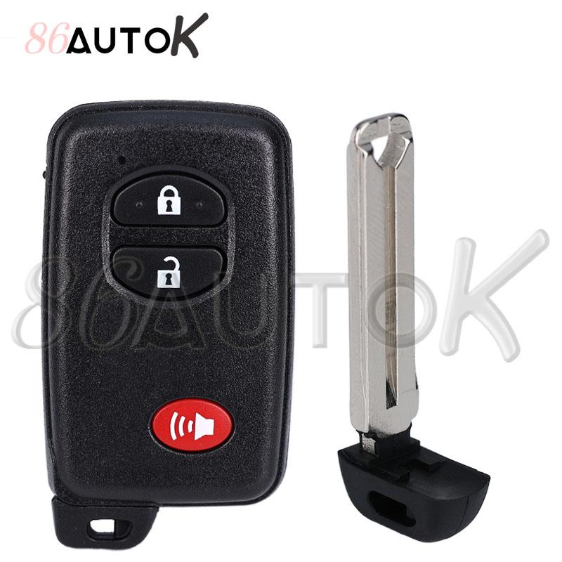 Car Key Shell Smart Key Case For Toyota Camry Prius Rav4 Avalon Corolla Land Cruiser Venza Car Key Case Fob 2/3/4 Buttons